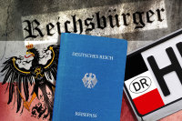 Typischer Fantasie-Reisepass der Reichsbürgerbewegung