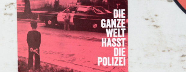 Sticker mit der Aufschrift - die ganze Welt hasst die Polizei Sticker mit der Aufschrift - die ganze Welt hasst die Polizei
