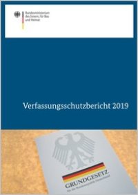 Titelbild Verfassungsschutzbericht 2019 Titelbild Verfassungsschutzbericht 2019