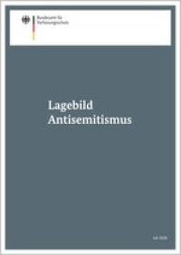 Cover des "Lagebild Antisemitismus"