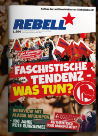 Cover einer Ausgabe des Magazins „REBELL“