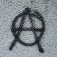 Graffiti Symbol Anarchie A