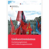 Cover der Broschüre „Linksextremismus“