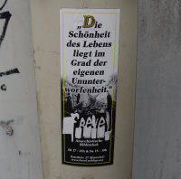 Aufkleber der anarchistischen Bibliothek Frevel Aufkleber der anarchistischen Bibliothek Frevel
