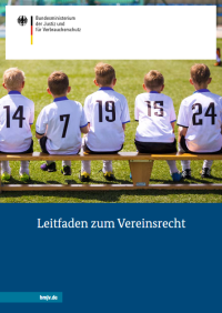 Cover der Broschüre „Leitfaden zum Vereinsrecht"